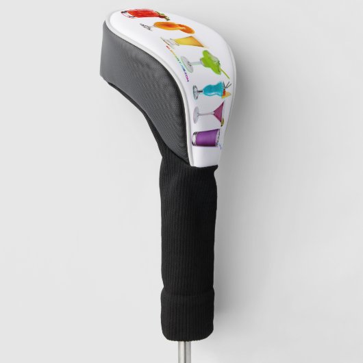 SlipperyJoe's juicht alcoholcocktails LGBTQIA gay Golfheadcover (Schuin)