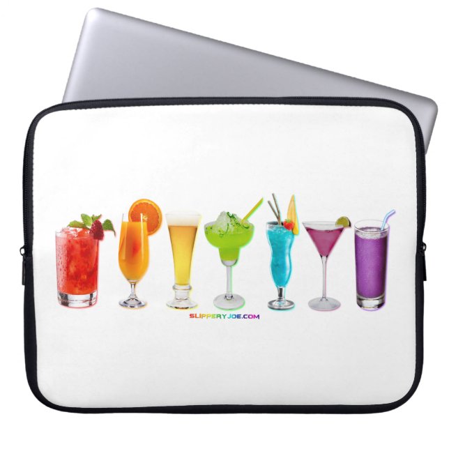 SlipperyJoe's juicht alcoholcocktails LGBTQIA gay Laptop Sleeve (Voorkant)