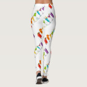 SlipperyJoe's juicht alcoholcocktails LGBTQIA gay Leggings (Achterkant)
