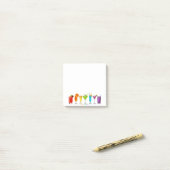 SlipperyJoe's juicht alcoholcocktails LGBTQIA gay Post-it® Notes (Op bureau)