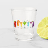 SlipperyJoe's juicht alcoholcocktails LGBTQIA gay Shot Glas (Voorkant)