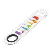 SlipperyJoe's juicht alcoholcocktails LGBTQIA gay Speed Flessenopener (Achterkant Gekanteld)