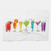 SlipperyJoe's juicht alcoholcocktails LGBTQIA gay Theedoek (Horizontaal)