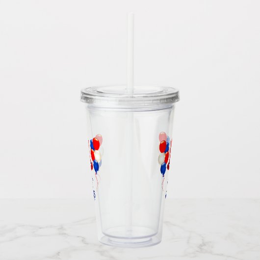 SlipperyJoe's july 4th Independence day classic Un Acryl Drinkbeker (Rechts)