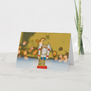 SlipperyJoe's kerst klassieke notenkraker ornament Folie Feestdagenkaart