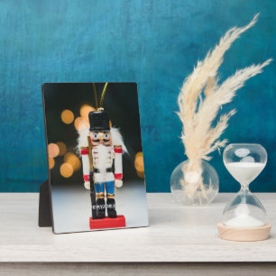 SlipperyJoe's kerst klassieke notenkraker ornament Fotoplaat