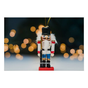 SlipperyJoe's kerst klassieke notenkraker ornament Perfect Poster
