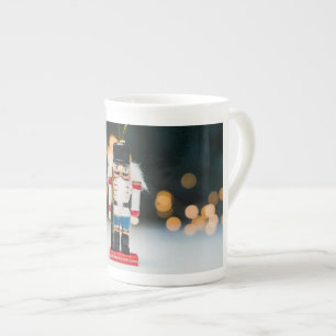 SlipperyJoe's kerst klassieke notenkraker ornament Porselein Kop