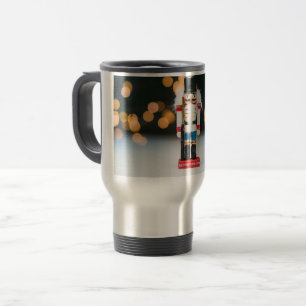 SlipperyJoe's kerst klassieke notenkraker ornament Reisbeker