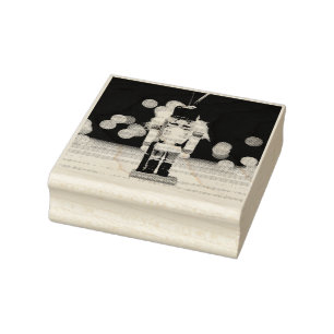 SlipperyJoe's kerst klassieke notenkraker ornament Rubberstempel