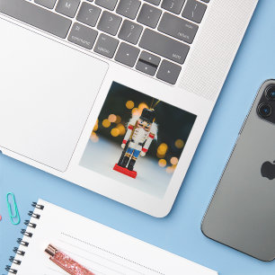 SlipperyJoe's kerst klassieke notenkraker ornament Sticker