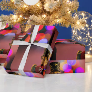 SlipperyJoe's kerst klassieke speelgoed soldaat vr Cadeaupapier