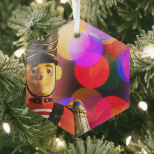 SlipperyJoe's kerst klassieke speelgoed soldaat vr Glas Ornament