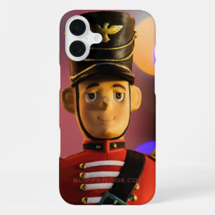 SlipperyJoe's kerst klassieke speelgoed soldaat vr iPhone 16 Plus Hoesje