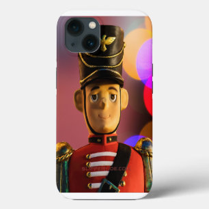 SlipperyJoe's kerst klassieke speelgoed soldaat vr iPhone 13 Hoesje