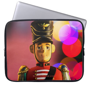SlipperyJoe's kerst klassieke speelgoed soldaat vr Laptop Sleeve