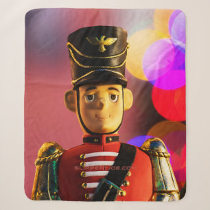 SlipperyJoe's kerst klassieke speelgoed soldaat vr Sherpa Deken