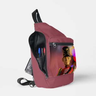 SlipperyJoe's kerst klassieke speelgoed soldaat vr Sling Bag