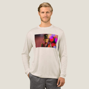 SlipperyJoe's kerst klassieke speelgoed soldaat vr Tri-Blend Shirt