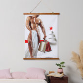 SlipperyJoe's kerstinkopen white paper spira Hangend Wandkleed (Slaapkamer)