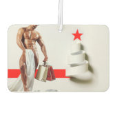 SlipperyJoe's kerstinkopen white paper spira Luchtverfrisser (Achterkant)