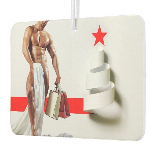 SlipperyJoe's kerstinkopen white paper spira Luchtverfrisser (Links)