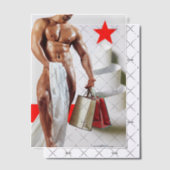 SlipperyJoe's kerstinkopen white paper spira Vellum Uitnodigingen (Offset (Uitnodiging))