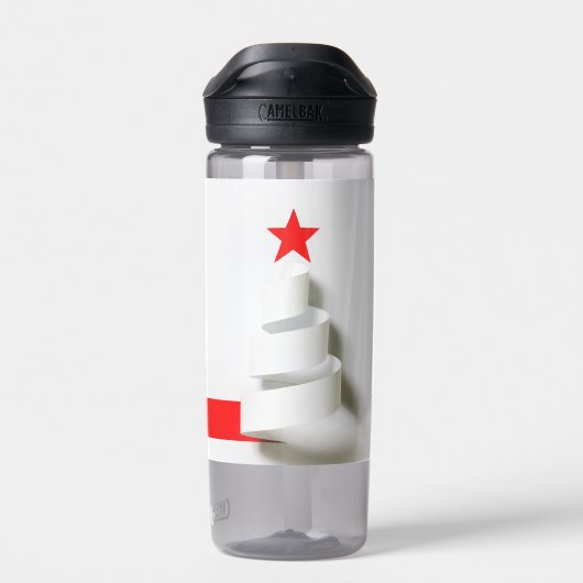 SlipperyJoe's kerstinkopen white paper spira Waterfles (Achterkant)