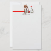 SlipperyJoe's Kerstinkopen wit papier spira (Voorkant)