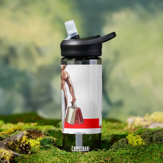 SlipperyJoe's Kerstinkopen wit papier spira Waterfles (Buiten)