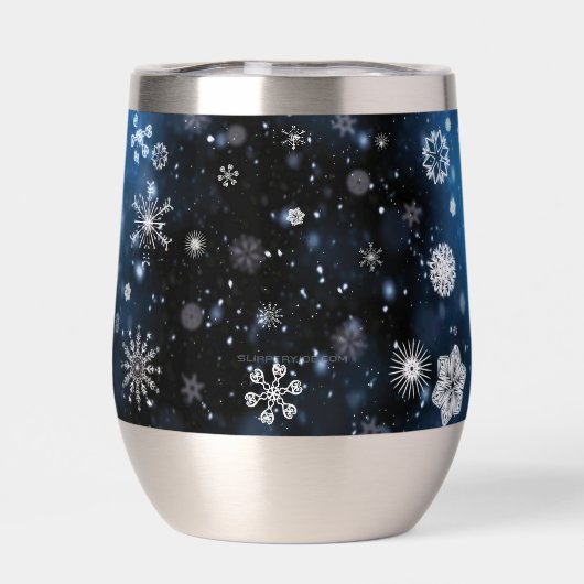 SlipperyJoe's Kerstmis winter magisch vredig bij (Achterkant)