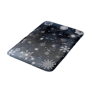 SlipperyJoe's Kerstmis winter magisch vredig bij Badmat