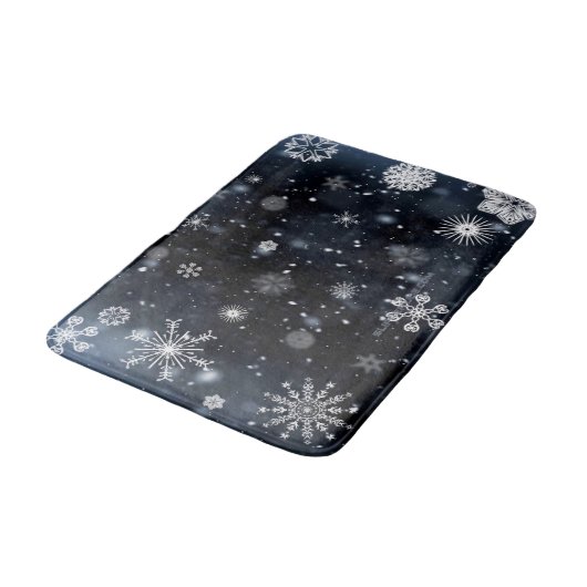 SlipperyJoe's Kerstmis winter magisch vredig bij Badmat (Gekanteld)