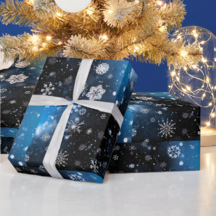 SlipperyJoe's Kerstmis winter magisch vredig bij Cadeaupapier