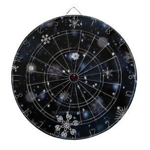 SlipperyJoe's Kerstmis winter magisch vredig bij Dartbord