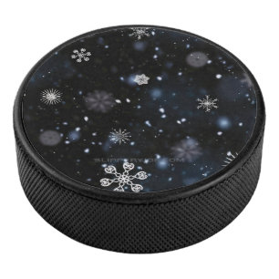 SlipperyJoe's Kerstmis winter magisch vredig bij Hockey Puck