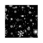 SlipperyJoe's Kerstmis winter magisch vredig bij Rubberstempel (Afrduk)