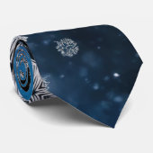 SlipperyJoe's Kerstmis winter magisch vredig bij Stropdas (Opgerold)
