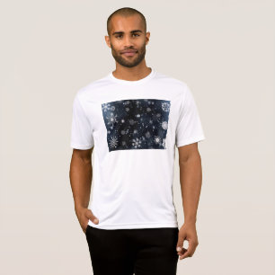 SlipperyJoe's Kerstmis winter magisch vredig bij T-shirt