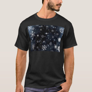SlipperyJoe's Kerstmis winter magisch vredig bij T-shirt