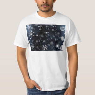 SlipperyJoe's Kerstmis winter magisch vredig bij T-shirt