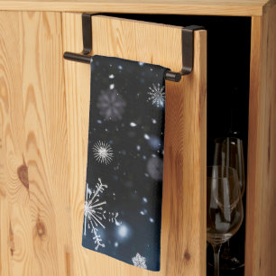 SlipperyJoe's Kerstmis winter magisch vredig bij Theedoek