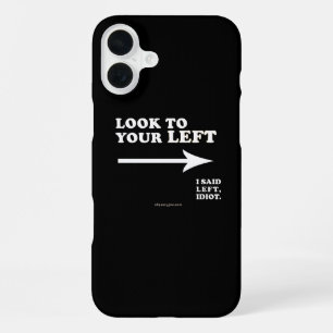 SlipperyJoe's kijk naar je linker dikke geometrisc iPhone 16 Plus Hoesje