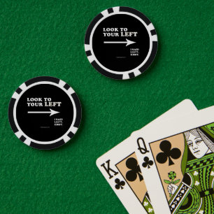 SlipperyJoe's kijk naar je linker dikke geometrisc Poker Chips