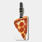SlipperyJoe's klassieke pepperoni pizza gesmolten Bagagelabel (Voorkant verticaal)