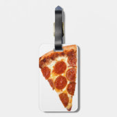 SlipperyJoe's klassieke pepperoni pizza gesmolten Bagagelabel (Achterkant verticaal)