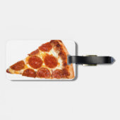 SlipperyJoe's klassieke pepperoni pizza gesmolten Bagagelabel (Achterkant horizontaal)