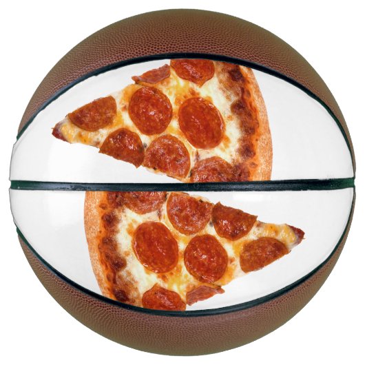 SlipperyJoe's klassieke pepperoni pizza gesmolten Basketbal (Voorkant)