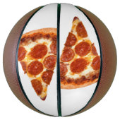 SlipperyJoe's klassieke pepperoni pizza gesmolten Basketbal (Verticaal)