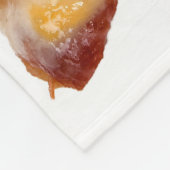 SlipperyJoe's klassieke pepperoni pizza gesmolten Fleece Deken (Hoek)